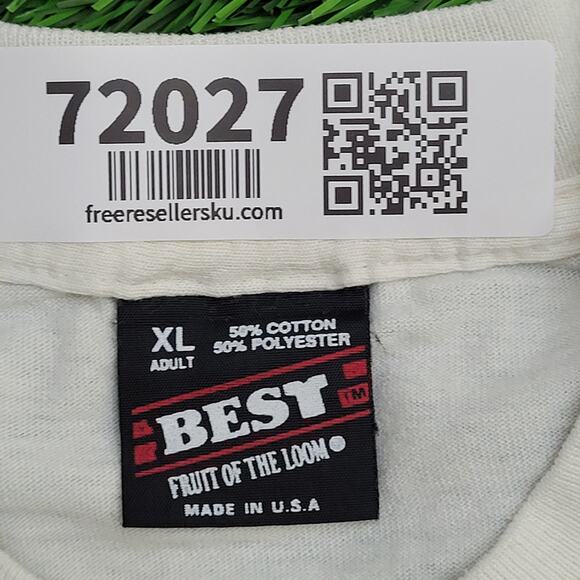 Vintage 80s Fruit-of-the-Loom Shirt XL 23x26 USA - Picture 8 of 16